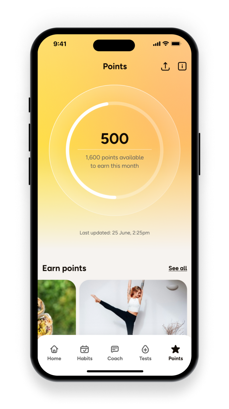 Earn points and rewards
