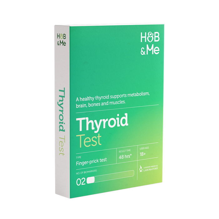 Packaging for a Thyroid Blood Test.