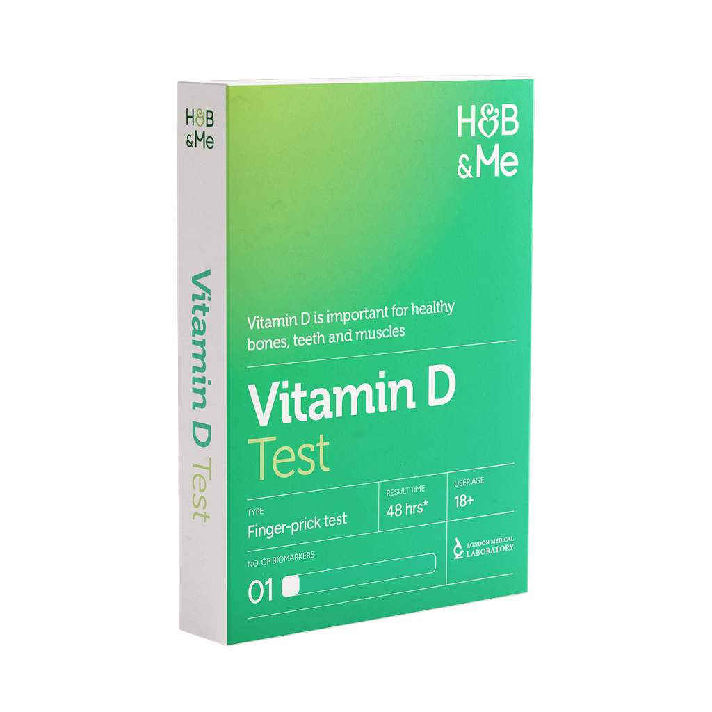 Packaging for a Vitamin D Blood Test.